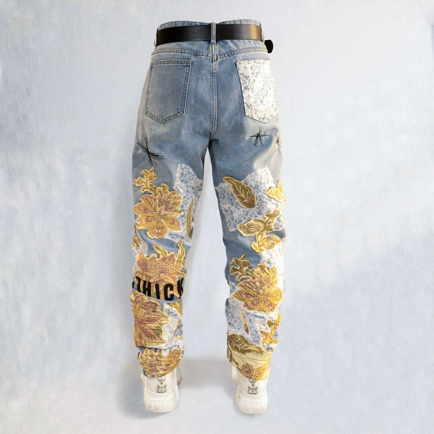 Floral Fusion Denim